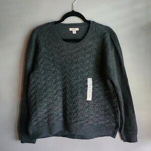 NWT XXL Crewneck Green Sweater